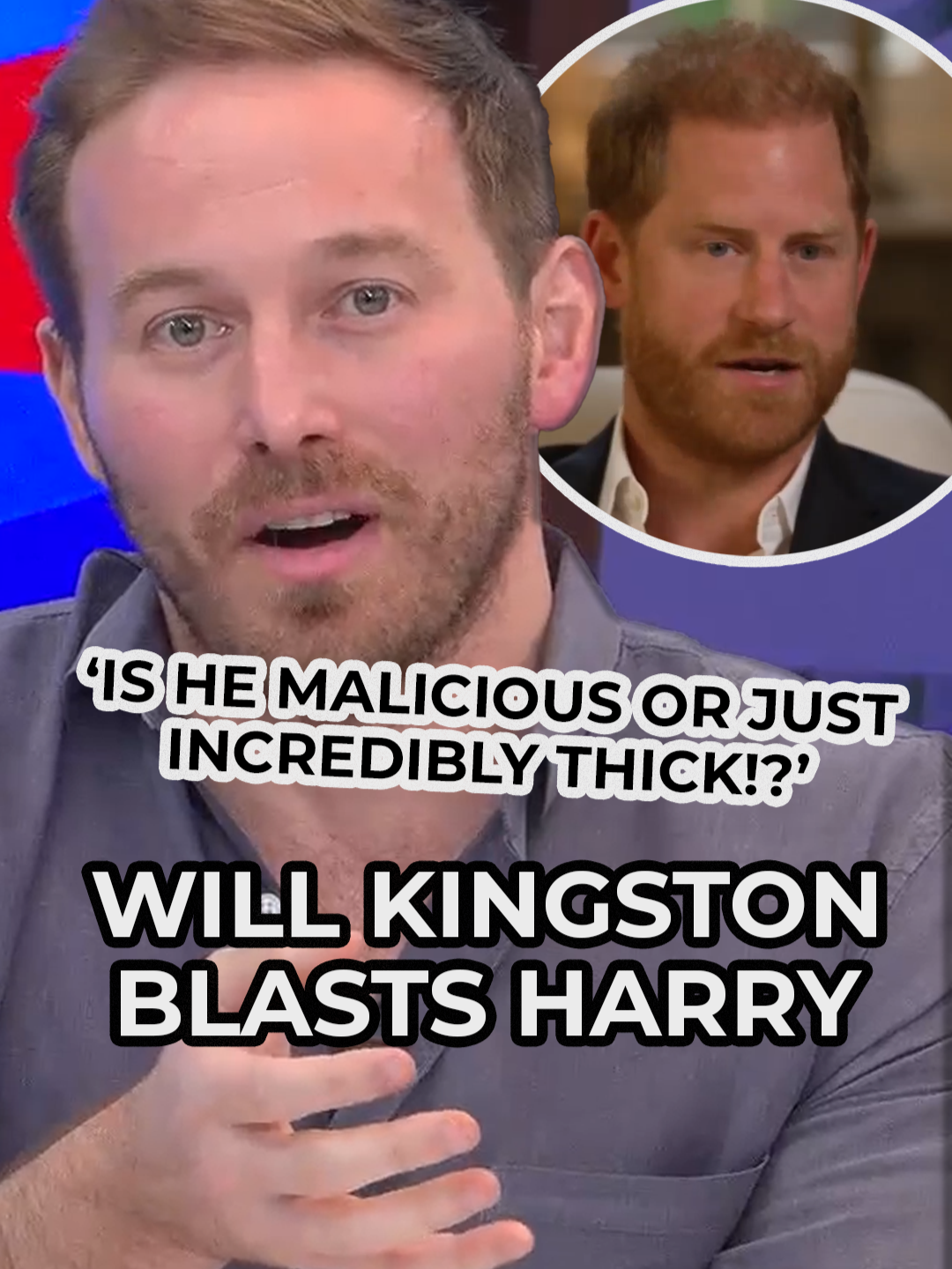 Prince Harry has been branded 'incredibly thick' after speaking out about his father's health in an explosive interview. Speaking on GB News, Will Kingston hit out at the Duke of Sussex, urging King Charles to strip Harry of his royal titles. #PrinceHarry #KingCharles #RoyalFamily #GBNews