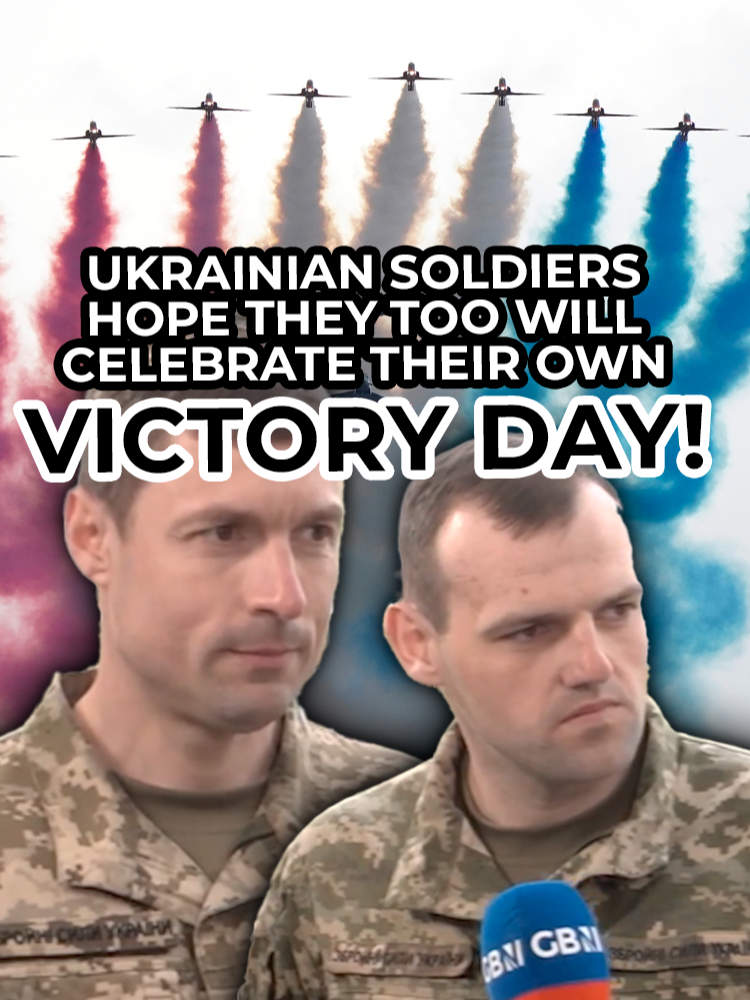 Ukrainian soldiers say they're honoured to take part in today's military procession and believe those back home will be proud, hoping that one day, they too will be celebrating their own victory day. #Britain #UKNews #VEday #Ukraine #Soldiers #Gbnews