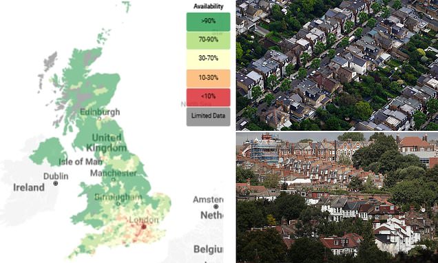 Interactive map reveales where you can you afford to buy a house