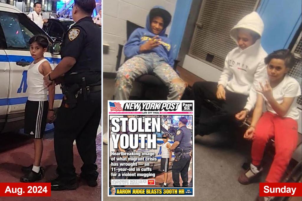 Pint-sized punk busted in Times Square cop beatdown is suspected ringleader of Central Park migrant robbery crew
