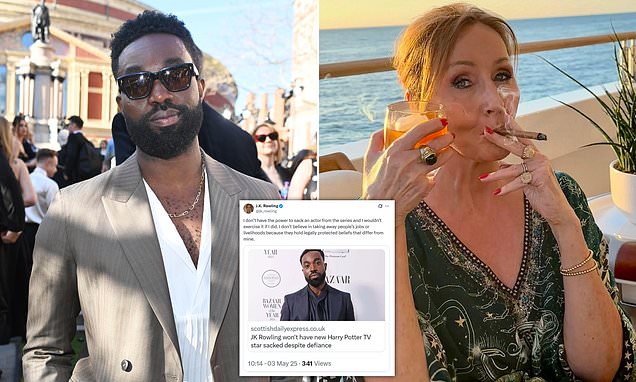 JK Rowling says 'would never fire Harry Potter because of trans views'