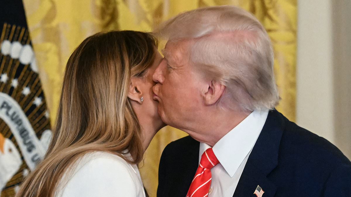 Trump reacts to first American Pope Robert Prevost being chosen as he gives Melania big kiss at White House event: Live updates