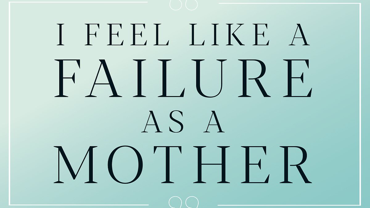 DEAR CAROLINE: I thought motherhood would give me a sense of purpose. Instead I'm hiding a shameful secret from my family that makes me feel like a failure