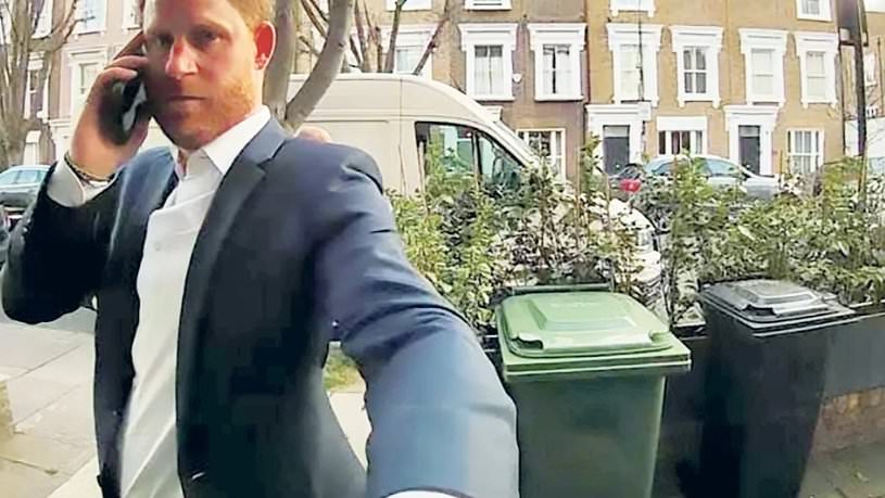 Is this who blundering Harry was looking for when he was caught on camera?