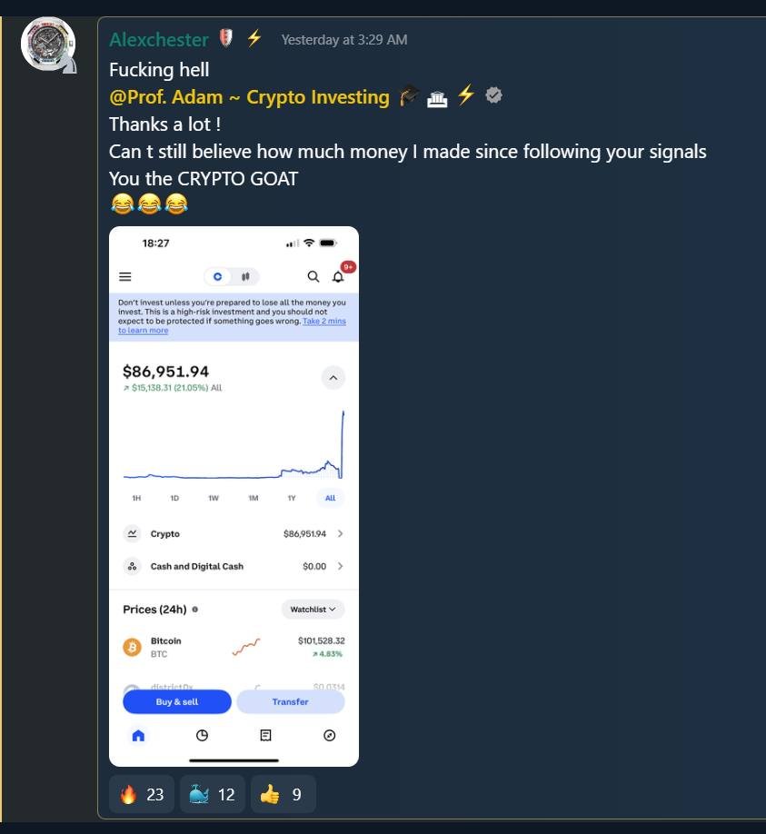 RT by @Cobratate: Nearly $100k just from following signals inside TRW No excuses left, only results.