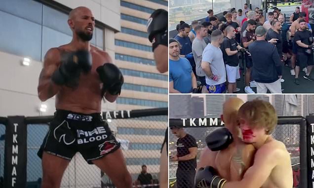 Andrew Tate claims to have beaten SIXTY men back-to-back in cage fight