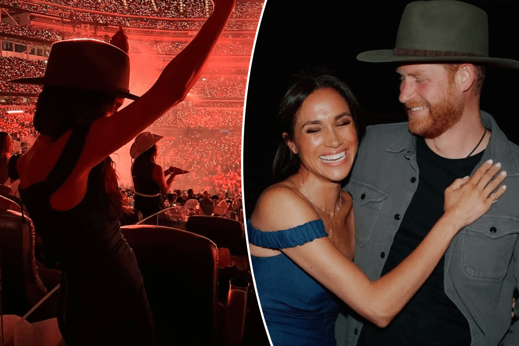 Megan Markle and Prince Harry dressed on theme for 'Cowboy Carter'...