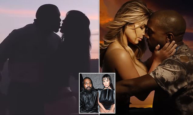Kanye West and Bianca Censori recreate Kim Kardashian Bound 2 video