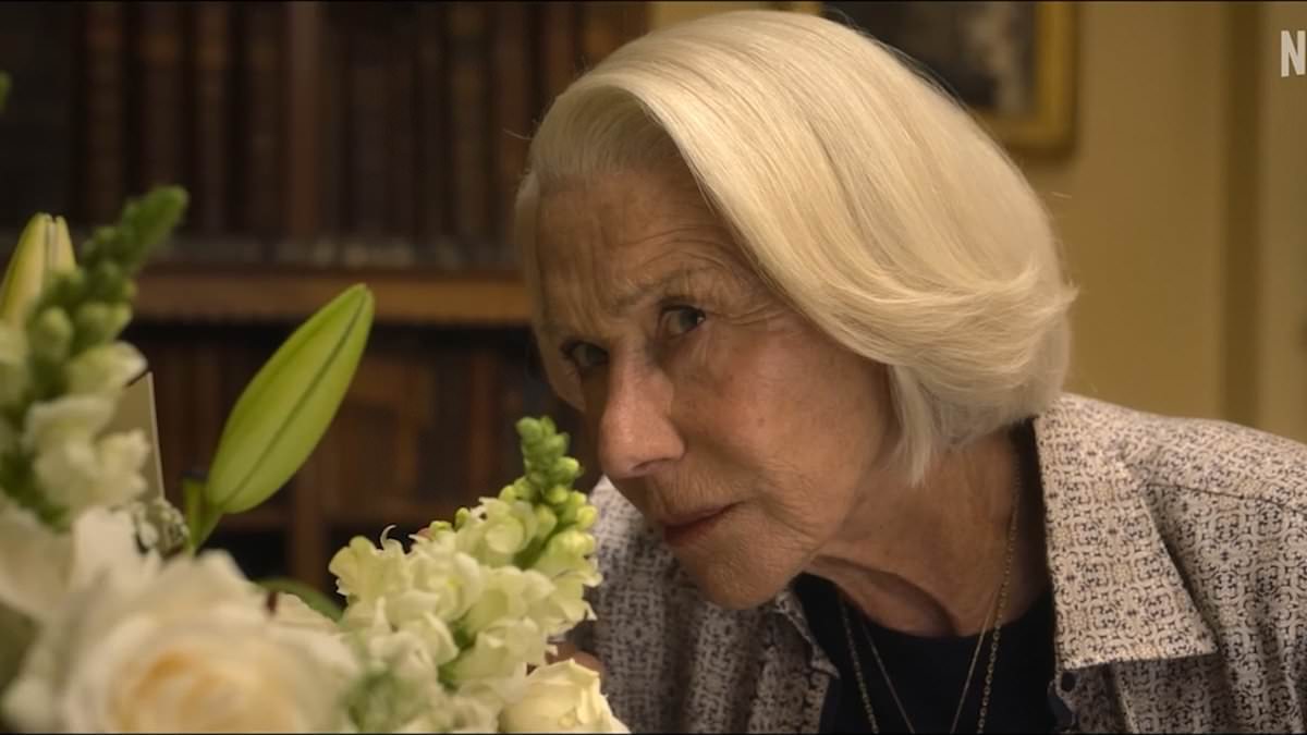 The Thursday Murder Club's first trailer is released as Helen Mirren, 79, and Pierce Brosnan, 71, transform into amateur sleuths in VERY star-studded adaptation of Richard Osman's novel