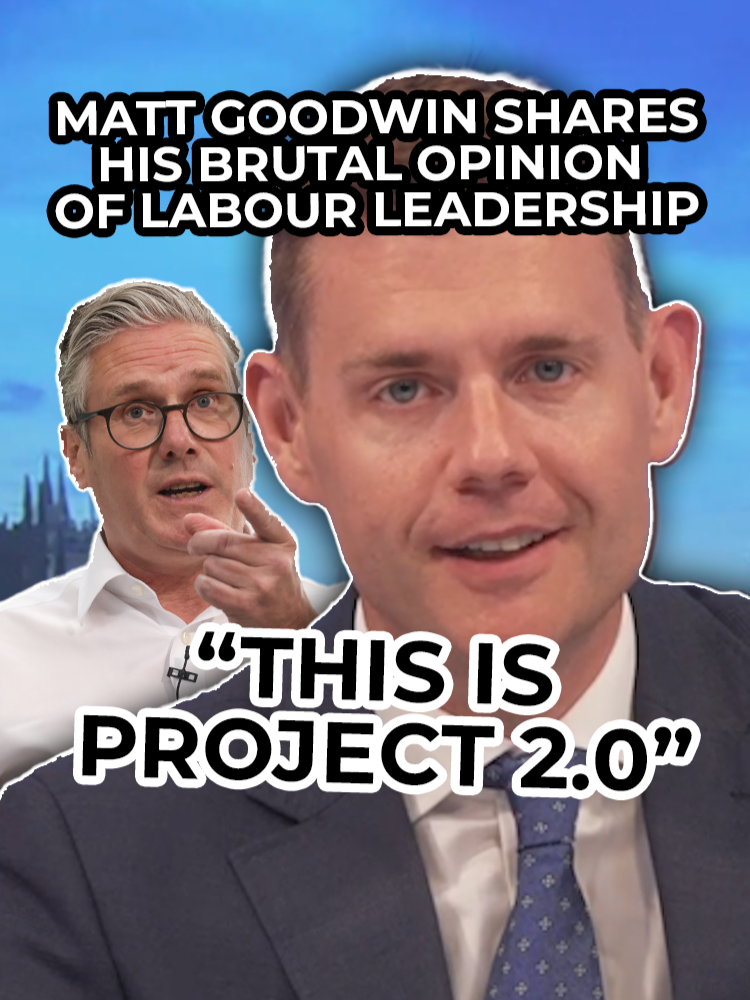 GB News' Matthew Goodwin shares his brutal opinion of Labour's governance, slamming Sir Keir Starmer's latest speech for attacking Reform UK's policies as &quot;fantasy economics&quot;. Goodwin calls Starner's move &quot;Project Fear 2.0.&quot; #UKNews #Labour #LabourParty #ReformUK #ReformParty #MattGoodwin #Brits #News #Britain #UK #Politics #GBNews