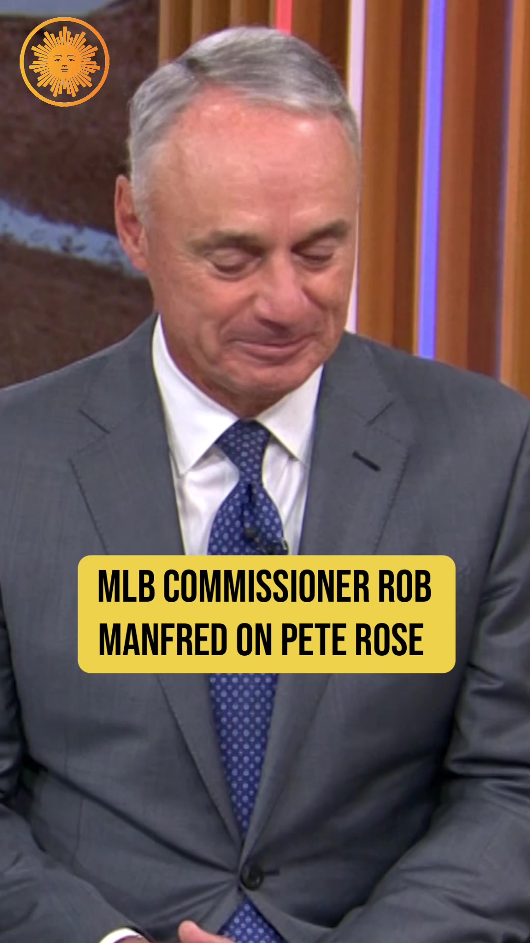 MLB Commissioner Rob Manfred reacts to the controversy after reinstating the late Pete Rose, making him eligible for the sport's Hall of Fame: &quot;This was overdue.&quot; #mlb #baseball #peterose
