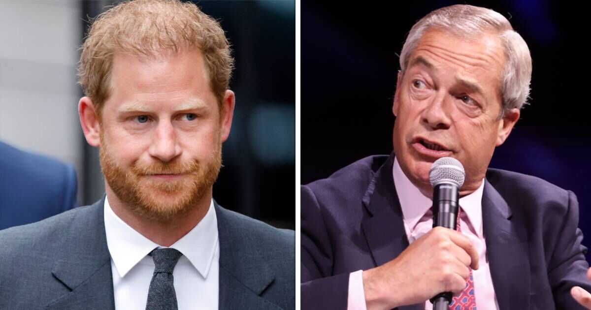 Nigel Farage takes brutal swipe at Prince Harry during US appearance