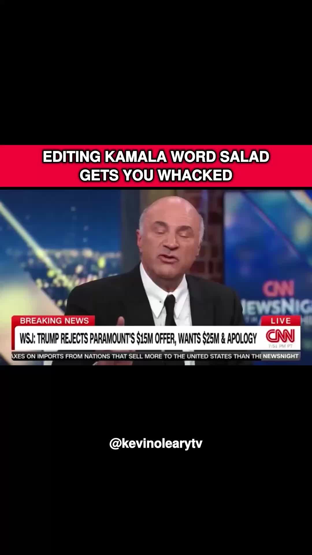 They edited her word salad to make her sound better. They all got whacked. If you can't speak, don't edit it and try and make it better. They didn’t resign, they got whacked.