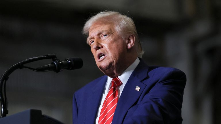 Trump to double tariffs on steel imports - as he threatens China