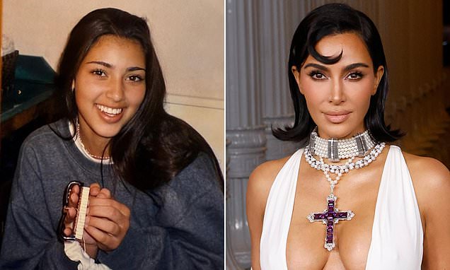 Kim Kardashian fans slam 'plastic surgery' after she shares old snap