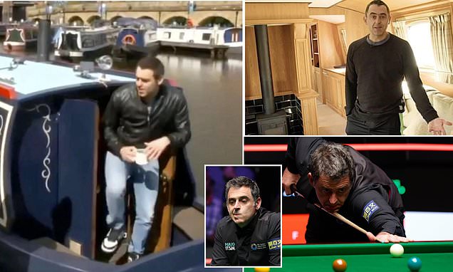 Inside Ronnie O'Sullivan's former life on a CANAL BOAT