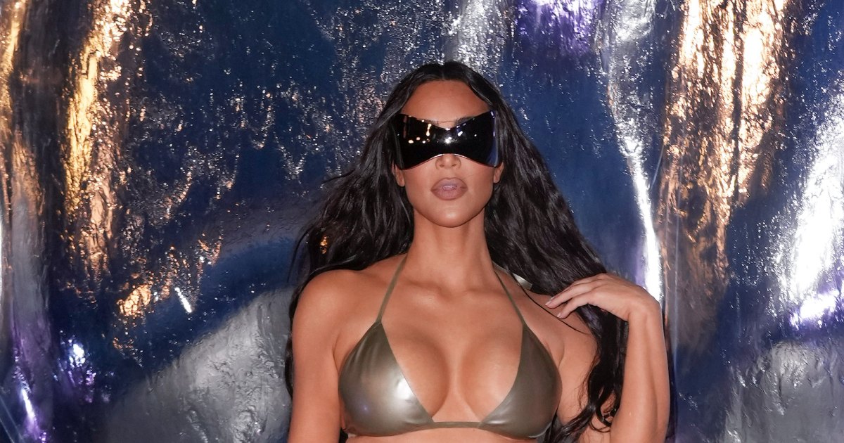 Kim Kardashian Is Red-Hot in Crimson Skims Bikini: See Pic