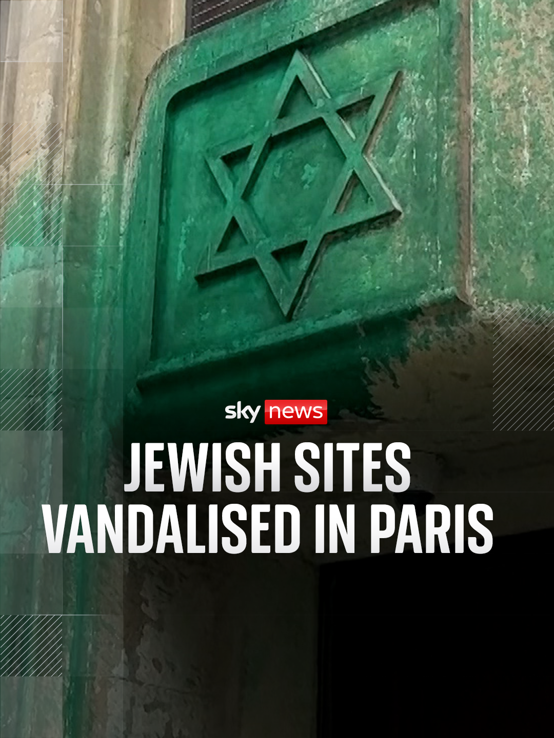 #police in #Paris have opened an investigation into religiously-motivated vandalism after several Jewish sites in Paris had green paint thrown over them.    The Shoah #Holocaust Memorial site was among the places targeted.