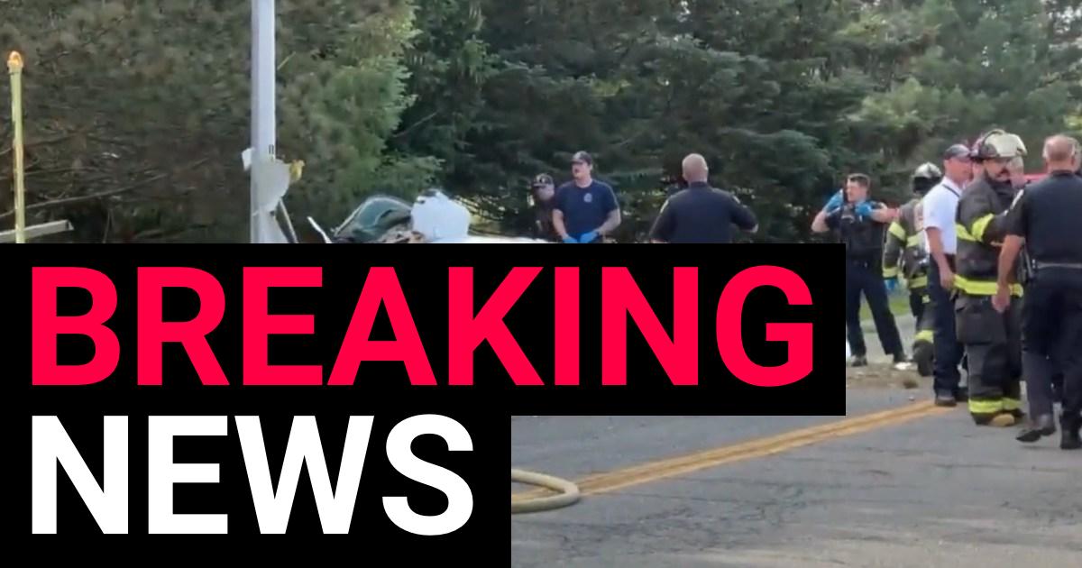 One dead after plane crashes near airport close to Boston