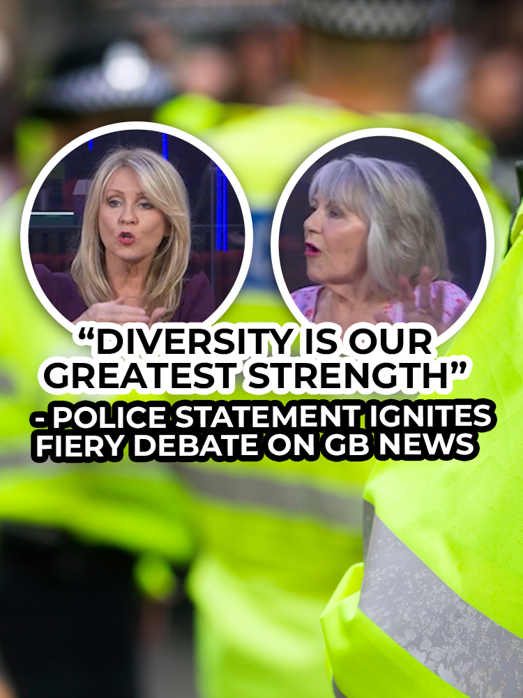 A heated discussion unfolds on GB News as the panel reacts to the police's stance, declaring, &quot;Diversity is our greatest strength!&quot;  #UKNews #News #Migration #Diversity #GBNews