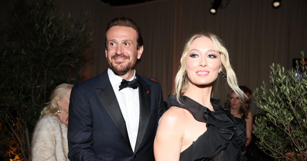 Jason Segel and dancer-actor Kayla Radomski are engaged after two years of dating
