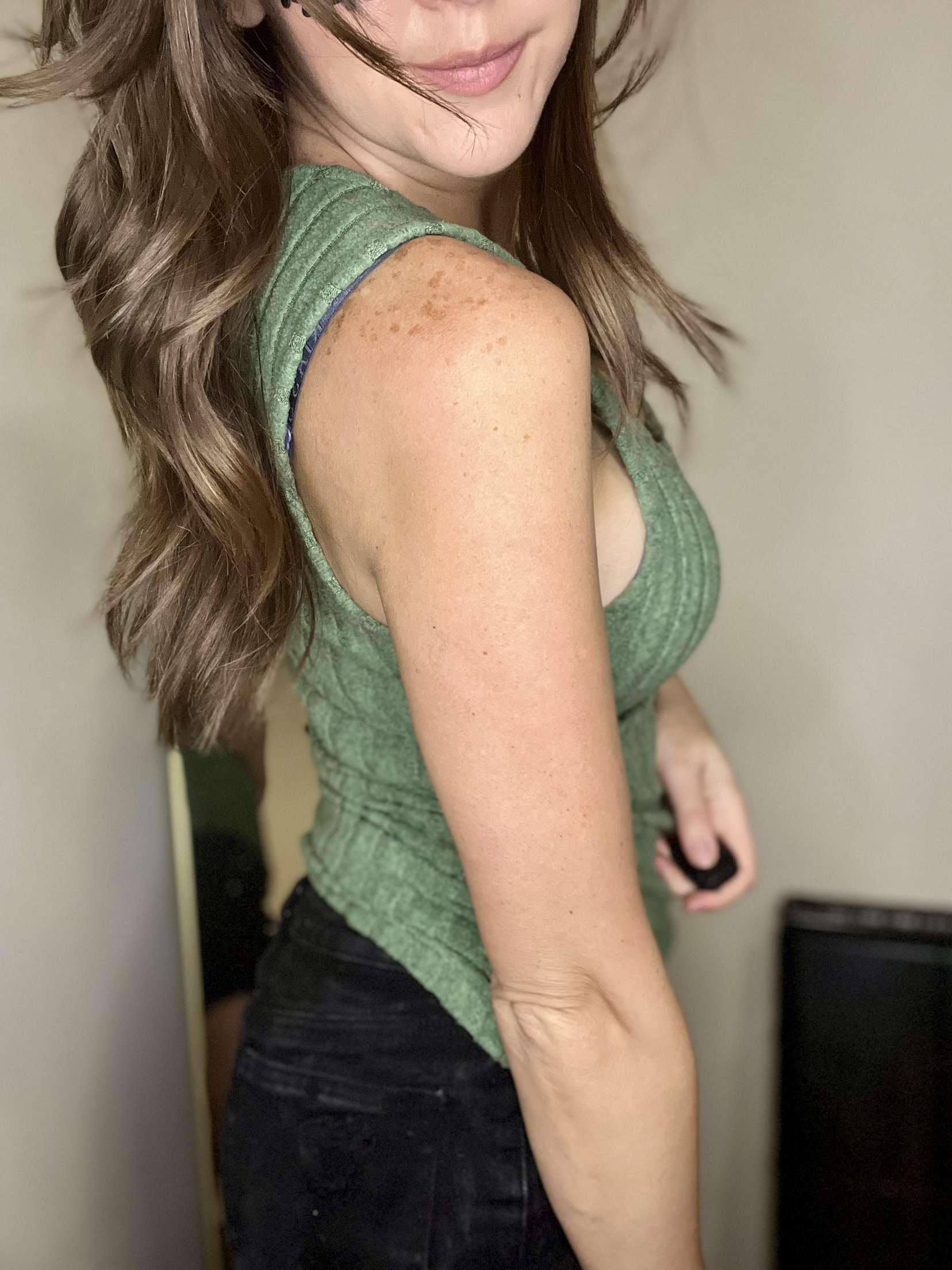 Shoulder freckles are the cutest