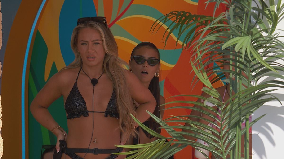 Love Island's Megan and Tommy lock horns in 'sexual tension' row