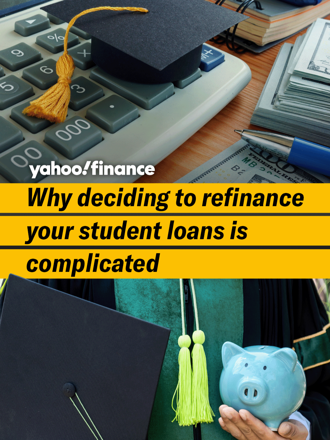 Refinancing your student loans is complicated, here's why.  #yahoofinance #studentloans #refinance #finance #financetiktok
