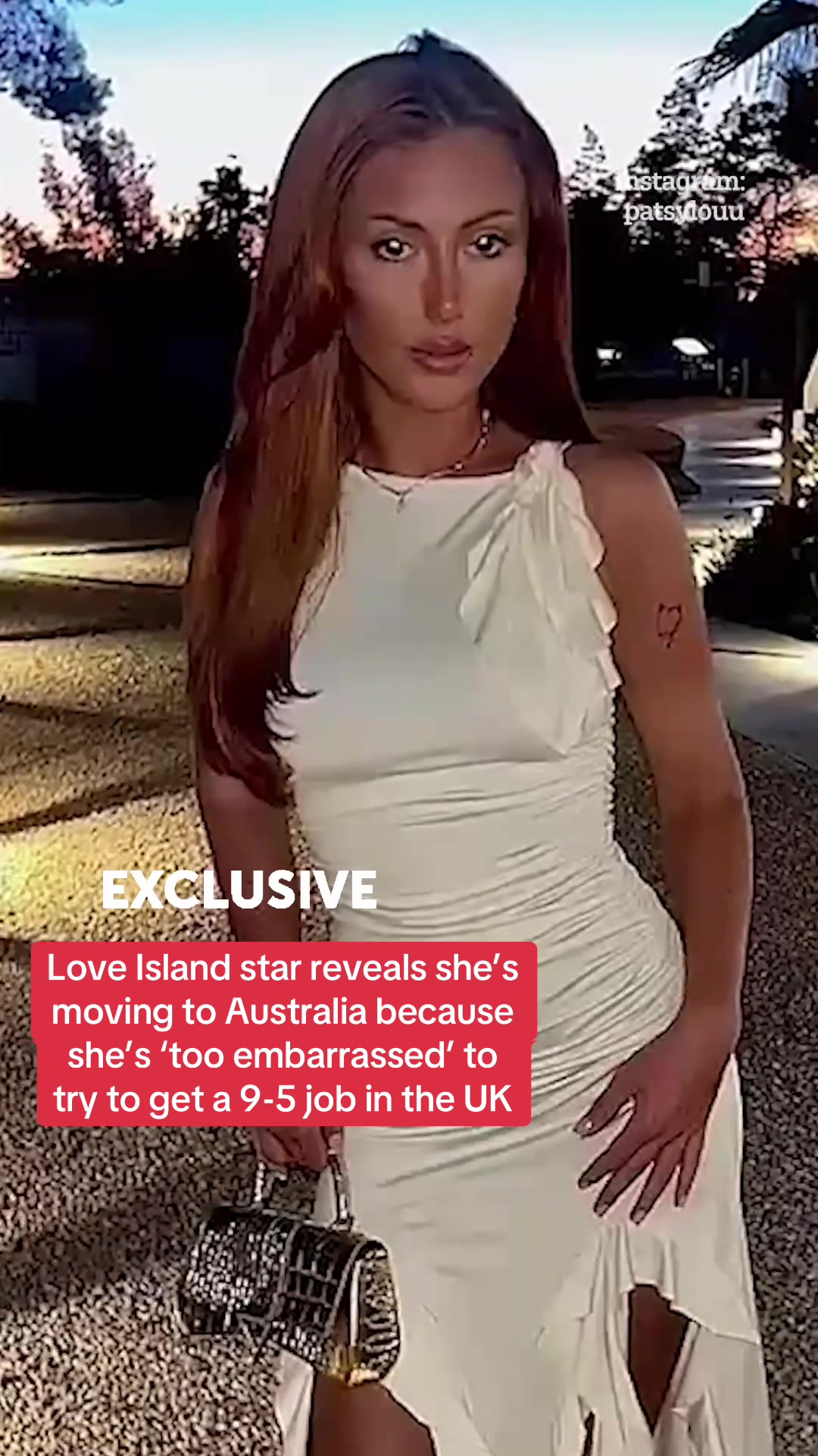 Love Island star Patsy Field has opened up about her next big move — and it’s not a brand deal or a new reality show. She’s planning to pack up and head to Australia, admitting that she feels “too embarrassed” to look for a regular 9-to-5 job in the UK. Read the full story above👆🏼 #LoveIsland #PatsyField #Australia #CelebNews