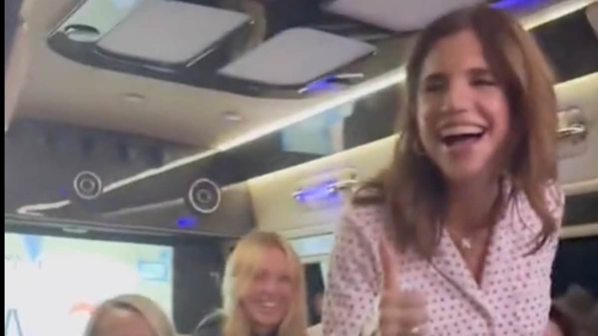 Nancy Mace's overnight 'party bus' antics in pink PJs to rush back for vote on Trump's Big Beautiful Bill