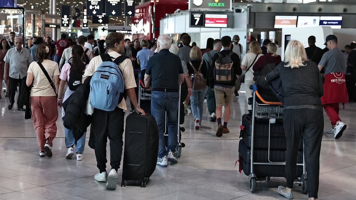 Tens of thousands of passengers face another day of travel hell amid French air traffic control strikes... as chaos hits Eurostar and UK airports