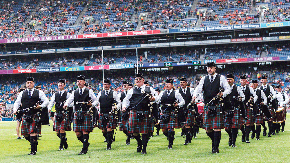 St Joseph’s Pipe Band plays to packed Croker