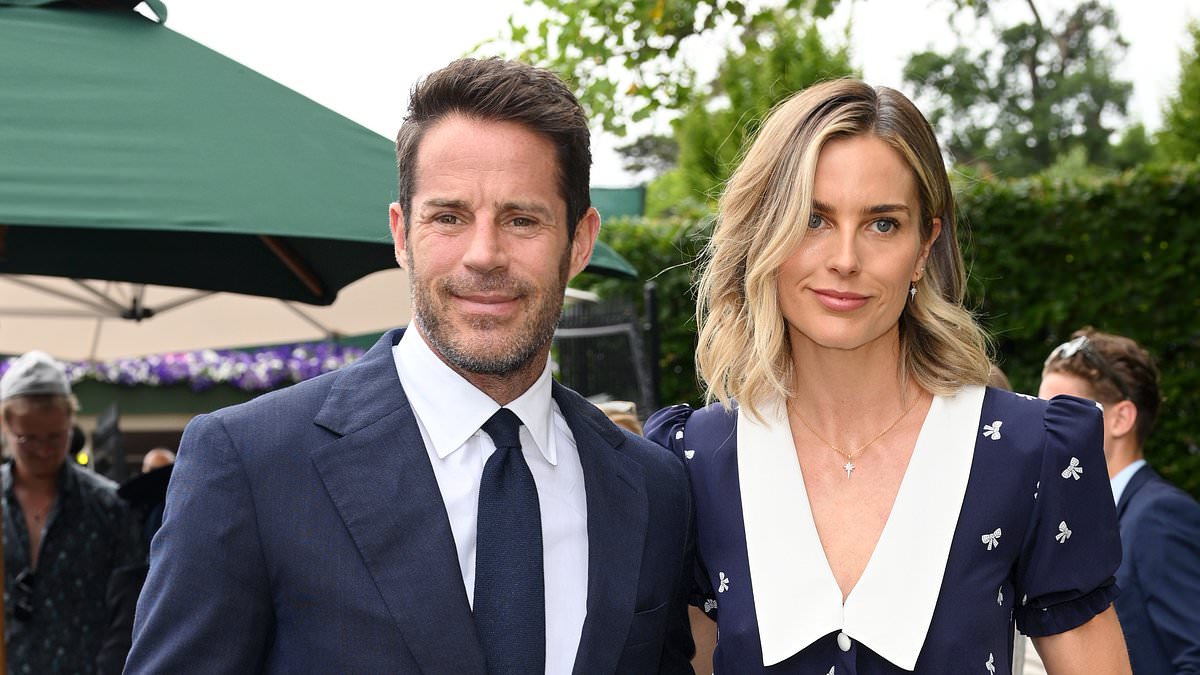 Jamie Redknapp joins his stunning wife Frida as well as chic Binky Felstead and Alex Jones as they led the celebrities at day six of Wimbledon