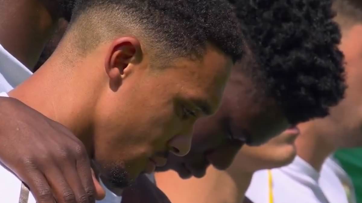 Alexander-Arnold fights back tears as he joins tribute to Diogo Jota