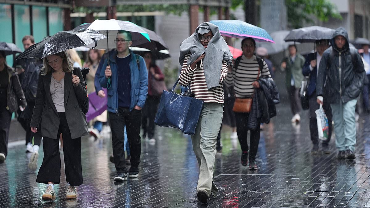 Met Office EXPANDS thunderstorm warning for Sunday - with millions more told to prepare for disruption as fresh heatwave looms next week