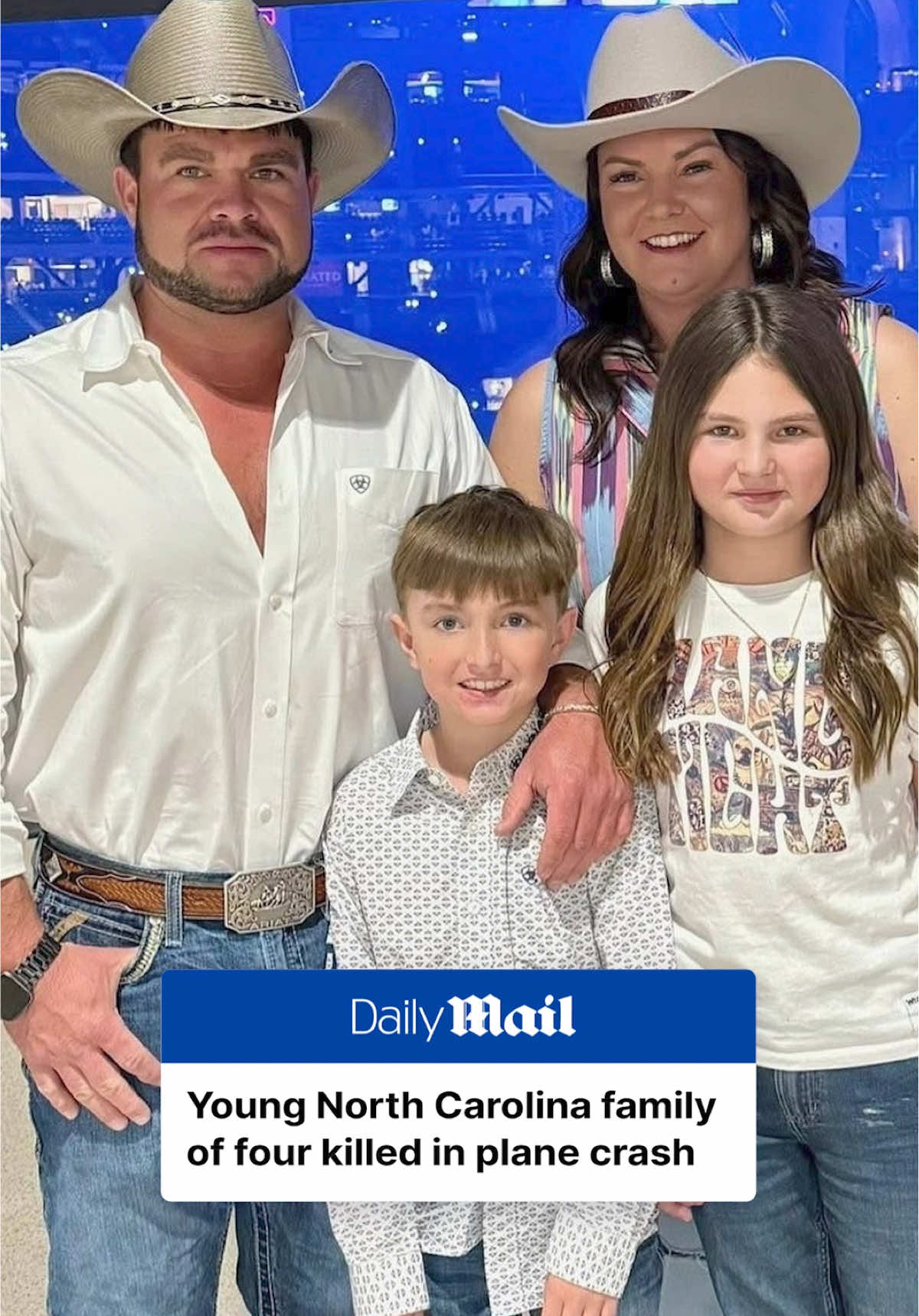 A beloved North Carolina farming family died after their small plane came crashing down over a remote field on their way back from a July 4th beach weekend in Florida. The Cirrus SR22 carrying Travis, 35, and Candance Buchanan, 35, along with their two children Aubrey, 10, and Walker, 9, plummeted around 1:45pm on Monday. Tap the link for the full story on DailyMail.com. Link in bio. #news #plane #crash #aviation #rip
