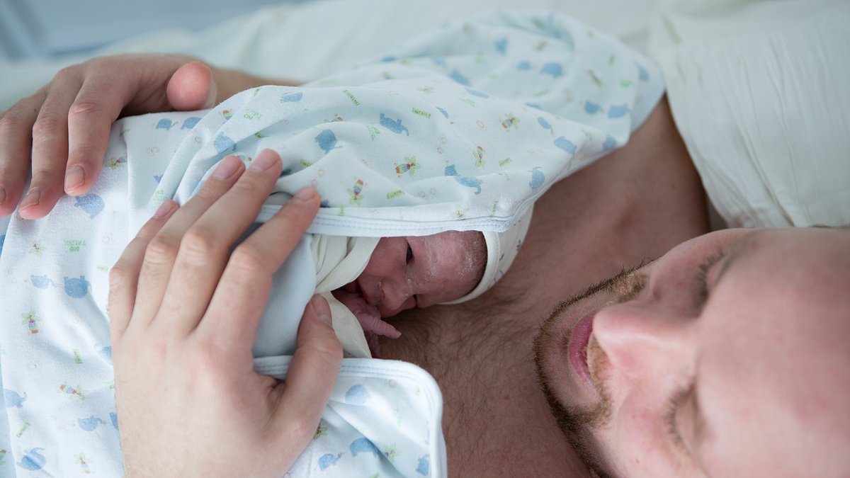 Baby girl suffers bizarre reaction after absorbing testosterone from her father during cuddle-and thousands more could be at risk