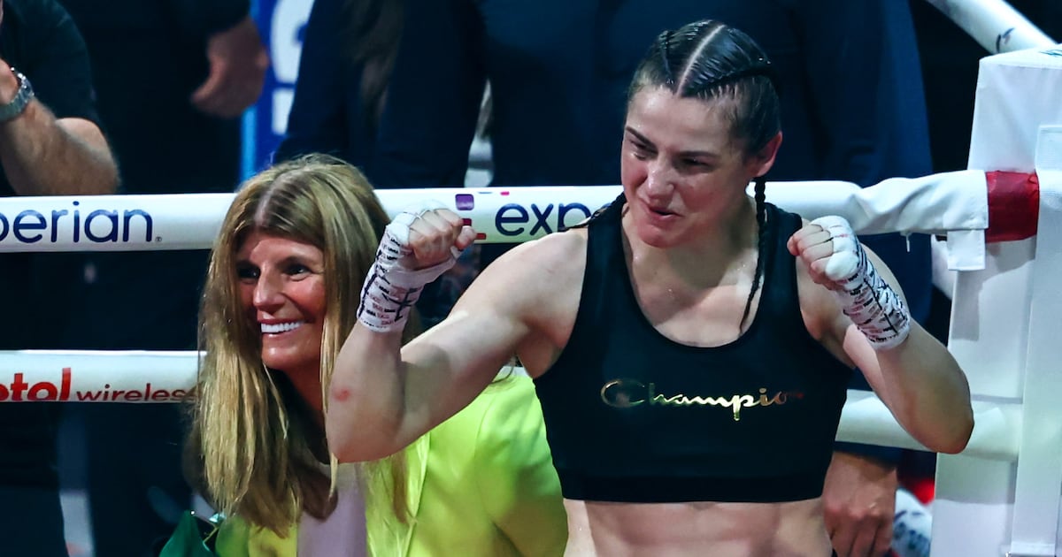 Katie Taylor owns the night in New York as she sees off Amanda Serrano for a third time