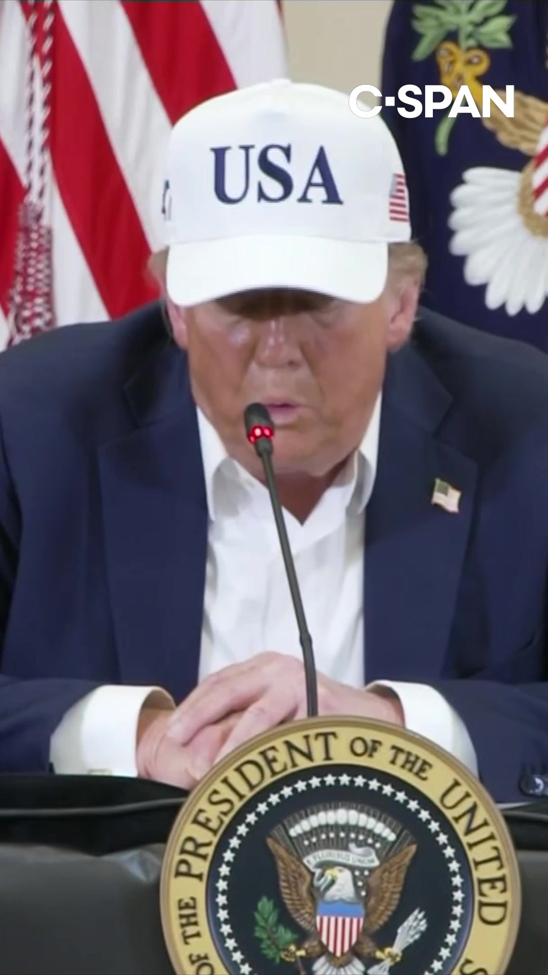 President Trump expressed his sorrow Friday for the loss of life as he and first lady Melania Trump visited the site of last weekend’s deadly floods in Texas.   “I’ve never seen anything like this. This is a bad one,” the president said at a roundtable briefing in hard-hit Kerrville, Texas.   “The first lady and I are here in Texas to express the love and support and the anguish of our entire nation in the aftermath of this really horrific and deadly flood. Nobody has any idea how and why a thing like this could happen.”   The first couple, joined by Texas Gov. Greg Abbott (R), toured the disaster sites along the Guadalupe River, which rose 26 feet within 45 minutes before dawn last Friday.