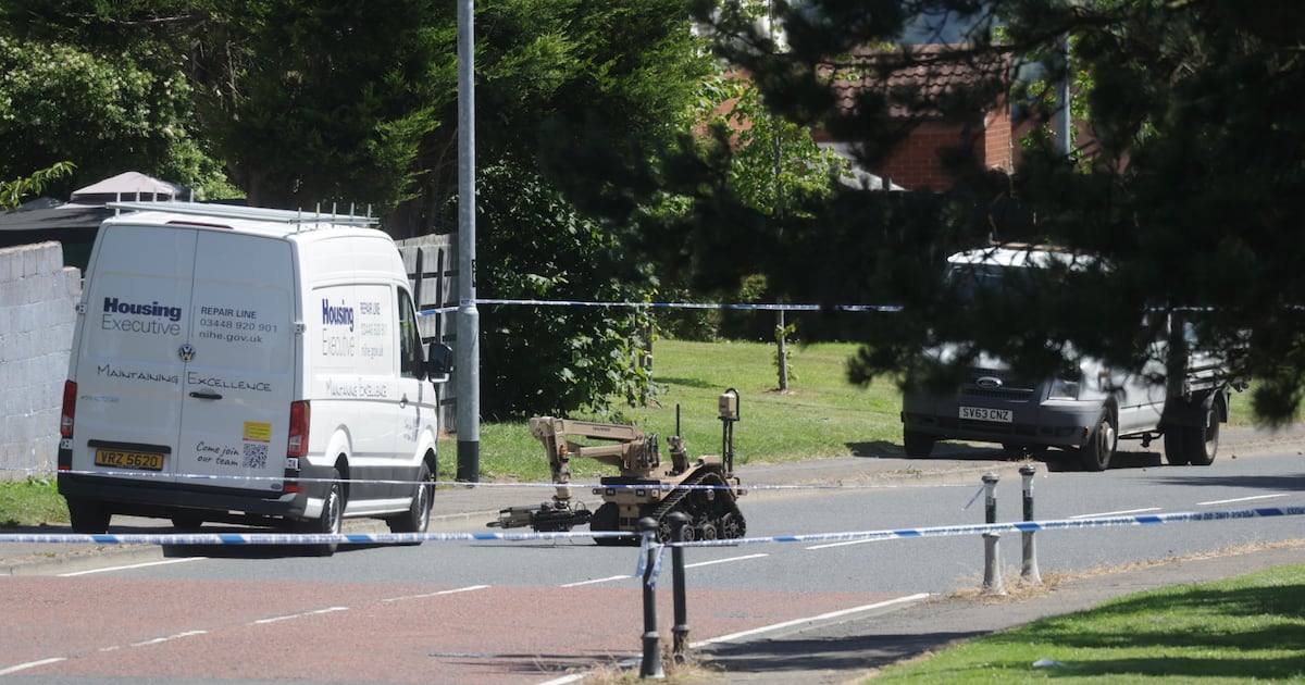 Viable pipe bomb found near Dunmurry property