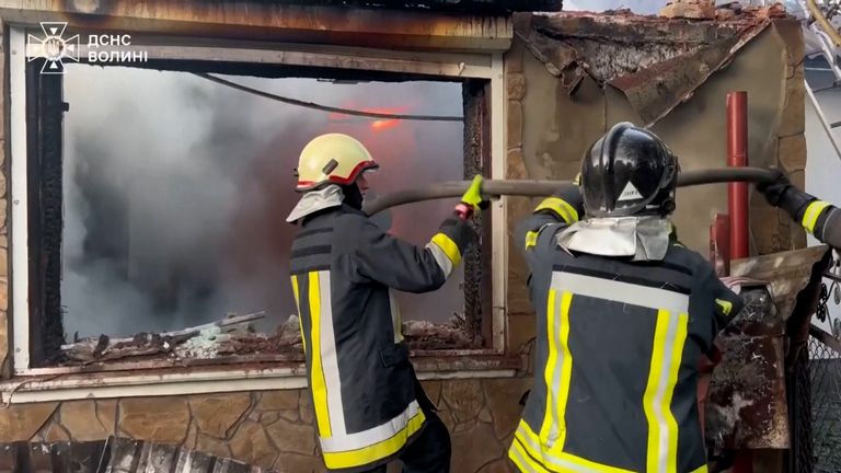 Russia launches drone and missile strikes across Ukraine