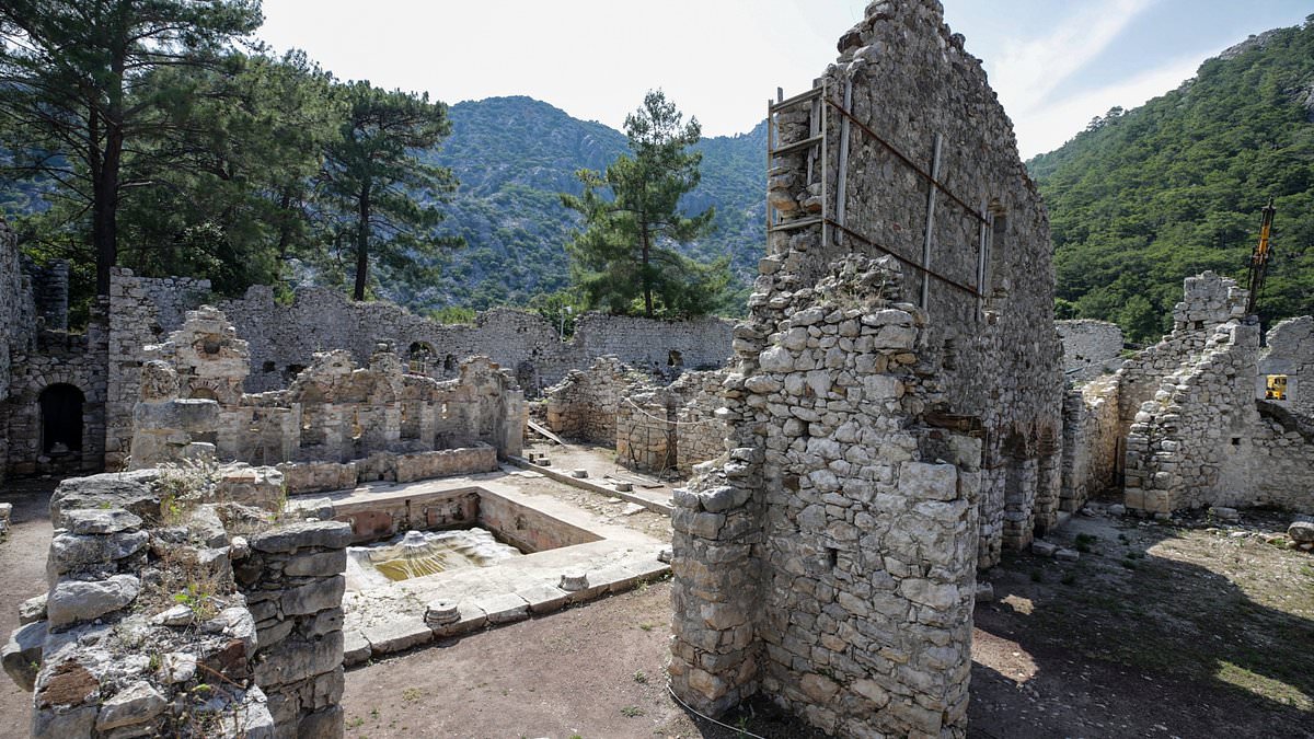 Ominous message found at the entrance of an ancient Christian church delivers a chilling warning to all who enter
