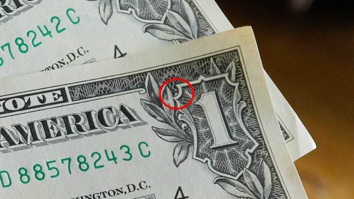 The tiny hidden symbol on every dollar bill... but no one knows what it is