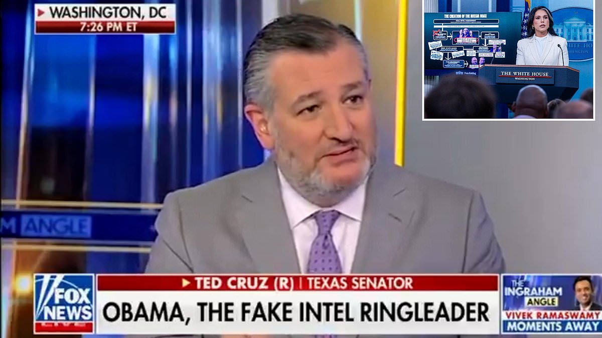 Ted Cruz says Trump can't prosecute Obama over Russia hoax