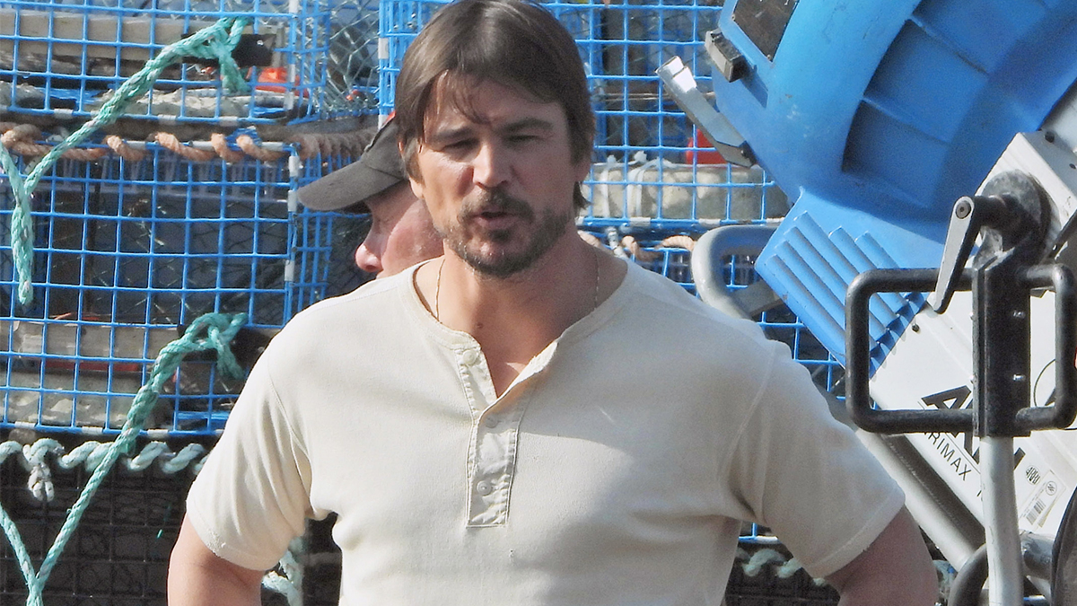 First Looks at Josh Hartnett on Set of New Newfoundland Sea Monster Netflix Series