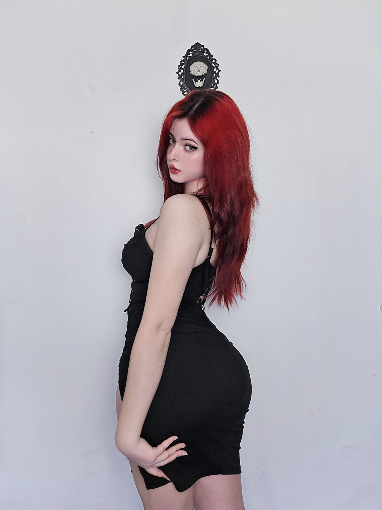 just enough tight dress to leave everything to your imagination…