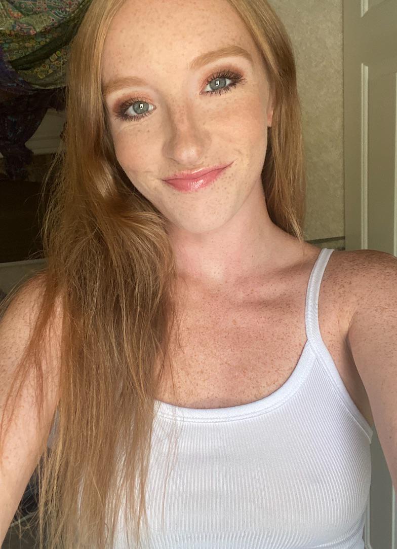 Flaunting my freckles after being in the sun all day