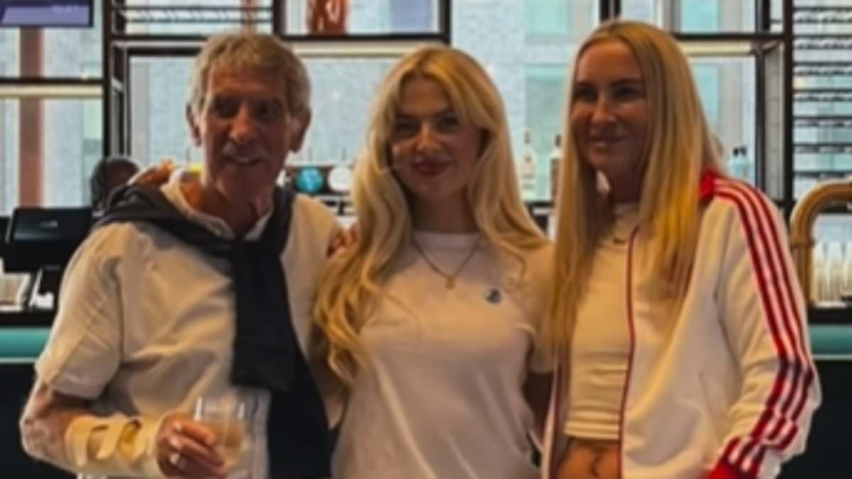 Noel Gallagher's ex-wife Meg Mathews poses with their daughter Anais