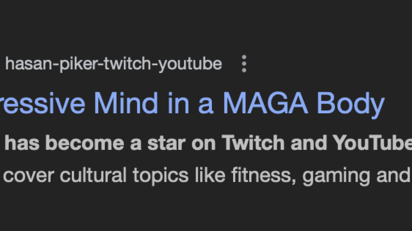 Hasan Piker: a &quot;himbo gateway drug&quot; for progressives?