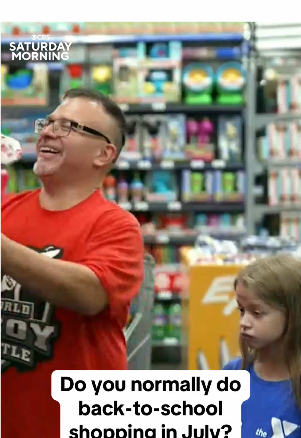 67% of back-to-school shoppers started buying school supplies, clothes and electronics in the first week of July — up from 55% last year, according to a survey by the National Retail Federation. That is due, the organization says, to concern among parents about how looming tariffs and inflation that ticked up in June could impact the costs of backpacks, notebooks and all of the goods their kids need for the upcoming school year. #school #tariffs #shopping